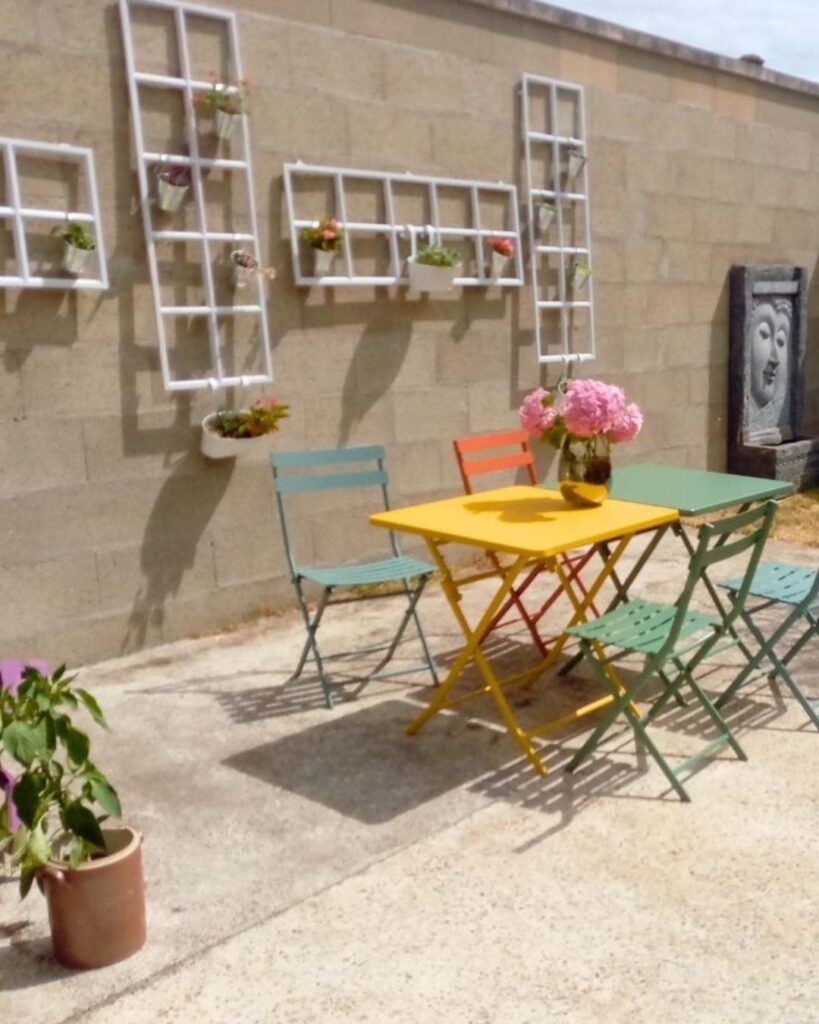 Terrasse Chambre d'hôtes à Oiron